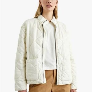 Rails Women's Off-White Quilted Puffer Jacket
